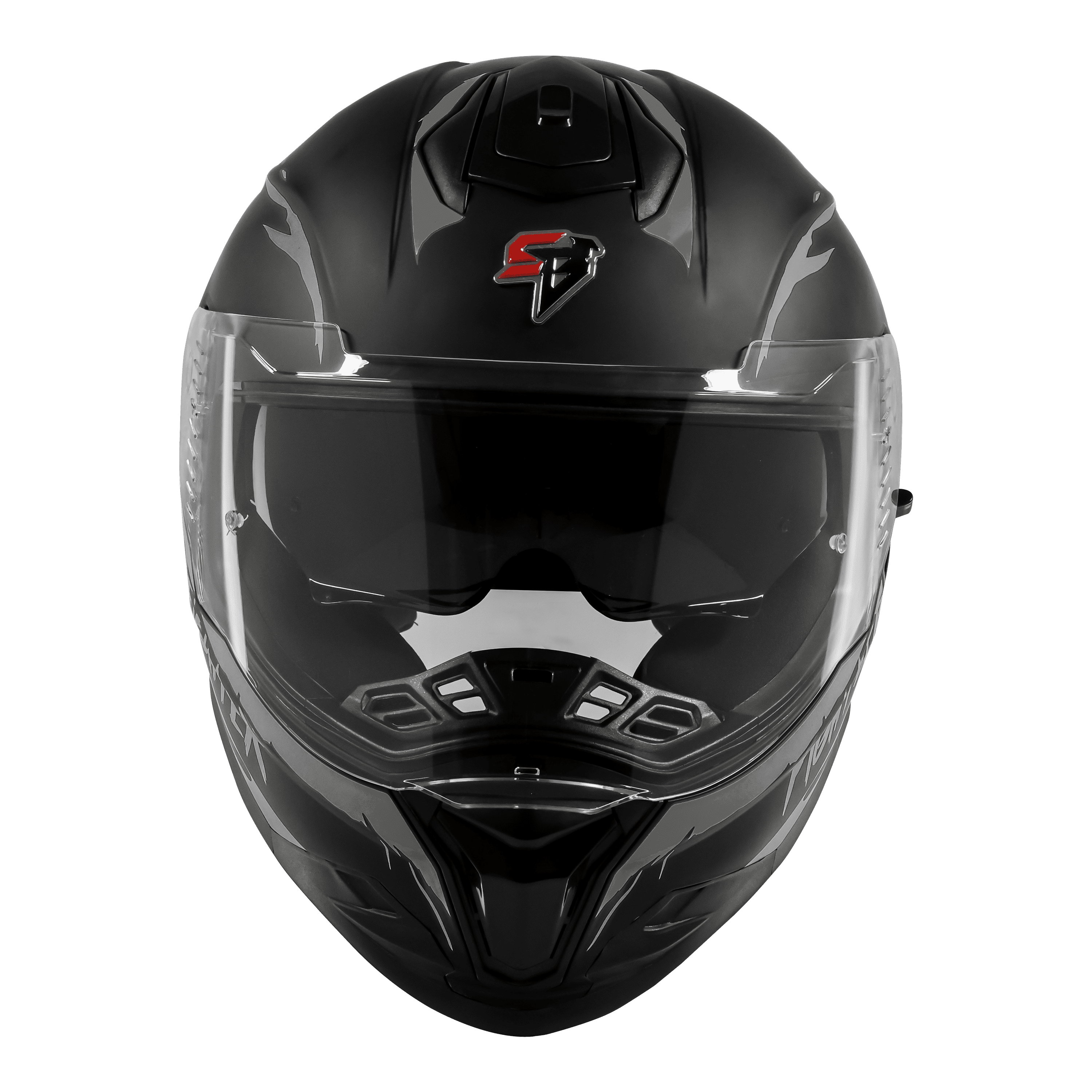 SBH-57 ISS FIGHTER F2 GLOSSY BLACK WITH SILVER